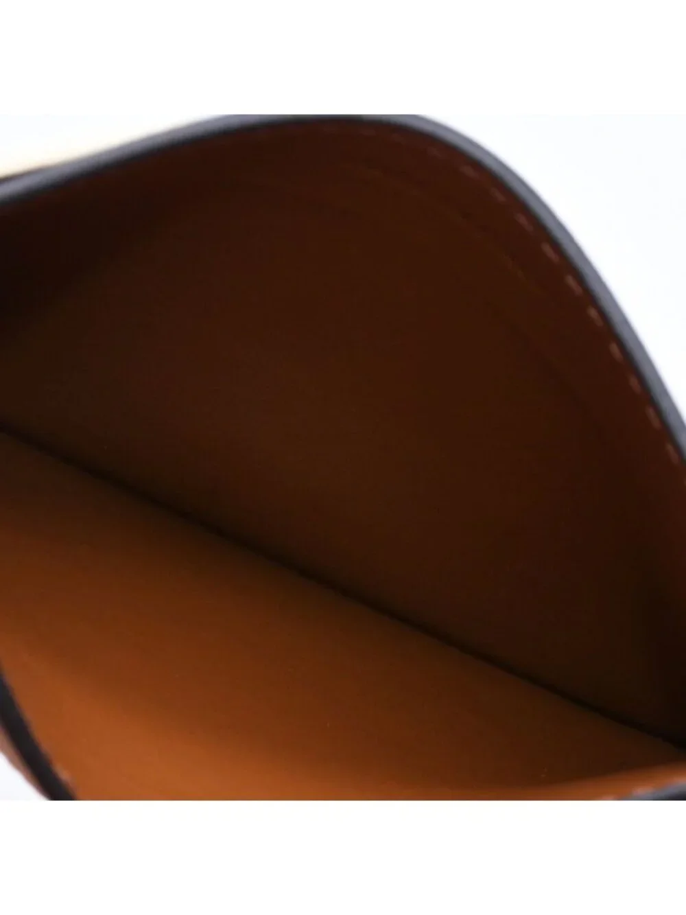 Celine Card Case Triomphe Canvas Brown White